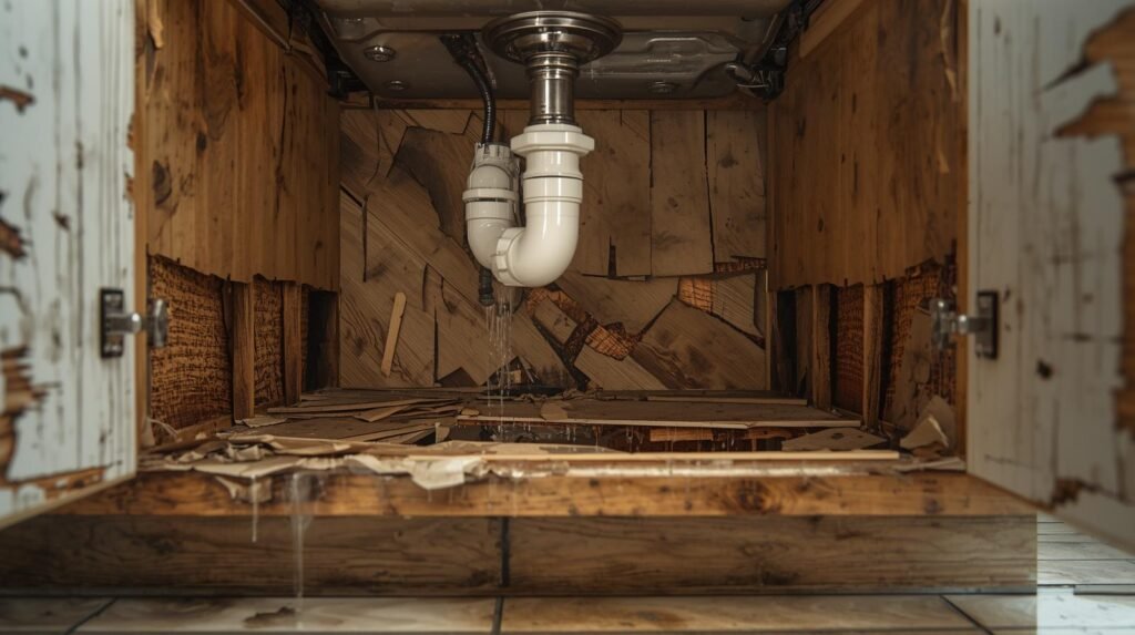 Water Damage Under Sink: When to Call a Plumber