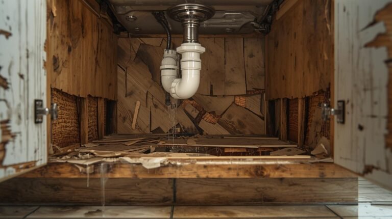 Water Damage Under Sink: When to Call a Plumber